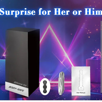 Remote Control Anal Vibrator Male Prostate Massager Wriggling Rotating Vibrating Anal Beads Adult Sex Toys with Suction Cup