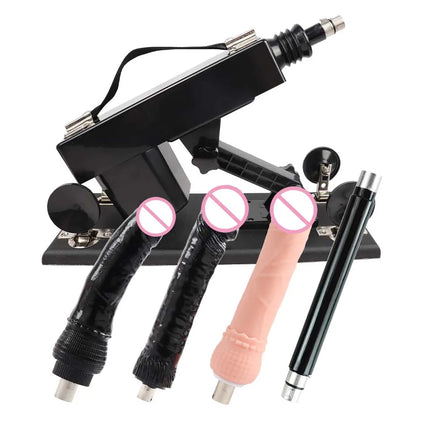 FREDORCH Sex Machine for Woman Adjustable Masturbating Pumping with 3XLR Accessories Sex Gun Love Machine for Men Adult Toys