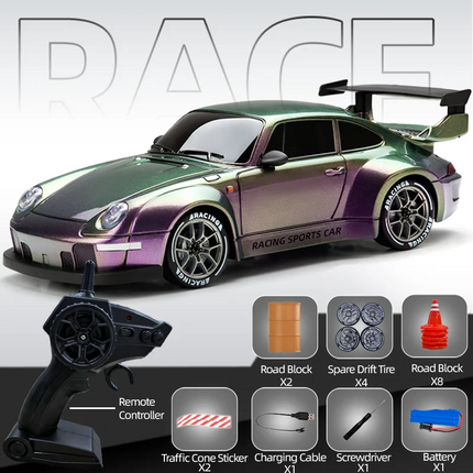 1/24 4WD RC Drift Car 2.4G Remote Control High Speed Racing Toy for Kids Boys Children Christmas Gifts