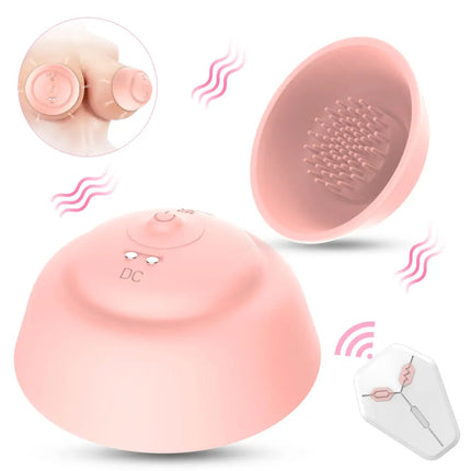 Chest Massager Bra Vibrator Wearable Bra Cup Remote Control Stimulate Nipple Female Masturbator Women Sexmachine Adult Sex Toy