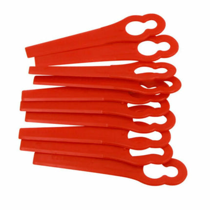 50Pcs Plastic Grass Trimmer Blades For KULLER  OZITO Grass Trimming Machine Blade Replacement Trim Fast Switchblades Garden Tool