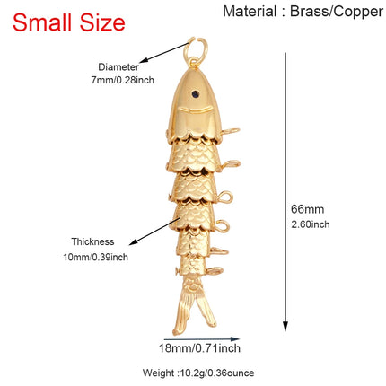 Enamel Fish Bone Squid Marine Sea Dalphin Charm Pendant,18K Real Gold Silver Plated Zircon Jewelry Finding Supplies S87 S75