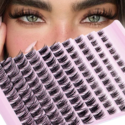 Lash Clusters 8-16mm 3D Cluster Lashes Natural Look Soft Mix Length DIY Eyelash Extension Volume Individual Lashes