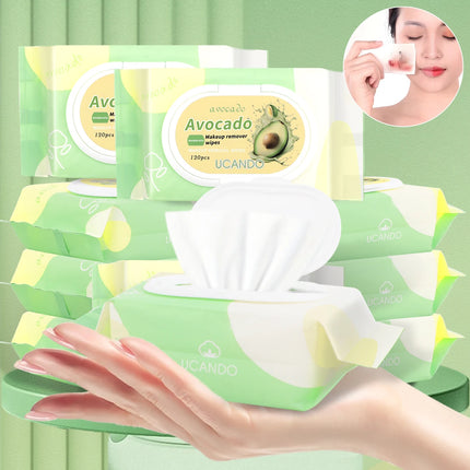 A pack of makeup remover wipes, facial and eye makeup remover, mild and non-irritating, special for makeup remover.