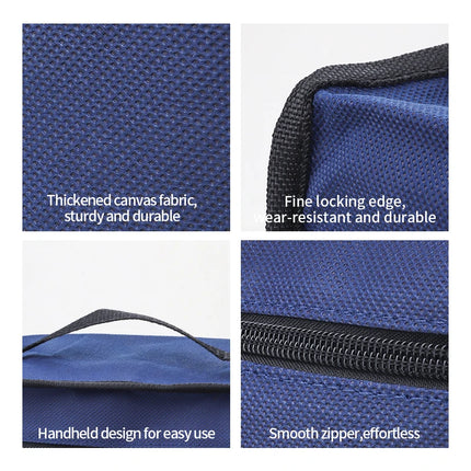 FINECOLOUR Large Capacity Zipper Pen Bag Art Markers Canvas Storage Navy Blue Bag Hold With base 120/168/240Pcs Markers Pen