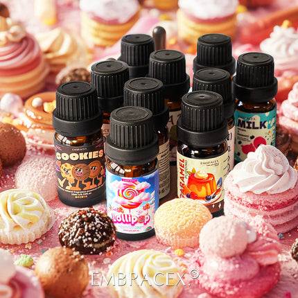 18 typle Gourmet Essential Oils Perfumes Fragrance Is Long-Lasting For Skin、Diffusers、Candles Making Gifts For Women