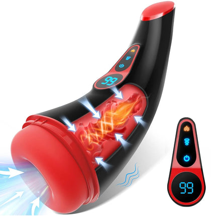 Automatic Sucking Heating Vibrating Male Masturbator Cup Sex Toy for Men Penis Pump Male Masturbators Masturbation Tools 18+