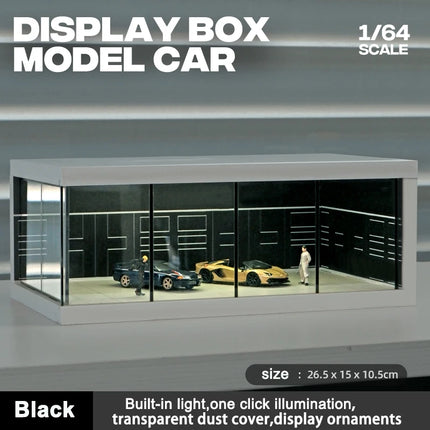 1/64 Garage scene Model Scene with Light Version Simulation Model Scene Decoration Collect (Excluding dolls and car models)