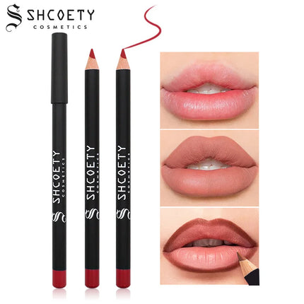 Matte Lip Liner Easy To Color And Not Easy To Fade Natural Plump And Good Looking Mouth Shape Lipstick Lip Pencil Cosmetics