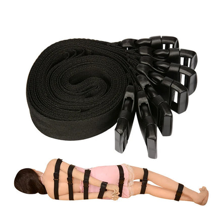 7PCS Sex Rope SM Slave Sex Toys Sets BDSM Bondage Play Kits Couples Bondage Restraints Adjust Handcuffs Anklet Adult Game Sextoy