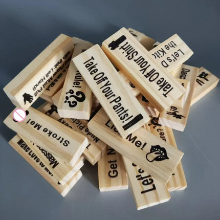 Block Tower Game Couple Activities Date Night Ideas Valentine Tumbling Tower Stacking Blocks Game For Adults Couples Night Party