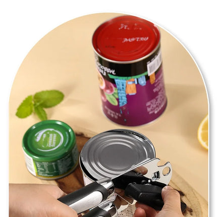 Professional Iron Manual Can Opener Multifunctional Stainless Steel Beer Handle Can Opener Kitchen Gadgets Bottle Openers Jar
