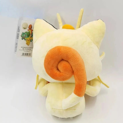 25cm Original Plush Toy Cute Meowth Soft Kawaii Cute Best Gifts for Anime Cartoon Plush Doll Figure Toy for Kids Birthday Gift