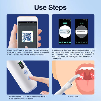 Visible Electric Tonsil Stone Remover Tool Visible Tonsil Stone Removal Kit 3 Suction Modes Tonsil Stone Removal Oral Care