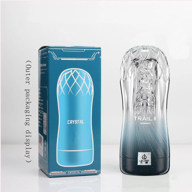 Male Masturbator Soft Pussy Sex Toys Transparent Vagina Adult Endurance Exercise Training Sex Products Vacuum Pocket Cup For Men