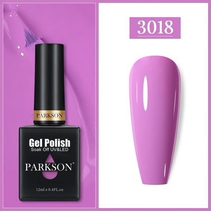 Parkson 12ML Nail Gel Polish HEMA TPO FREE Full Coverage 279 Color Gel Pigment Professional Nail Art Long Lasting Gel Varnish