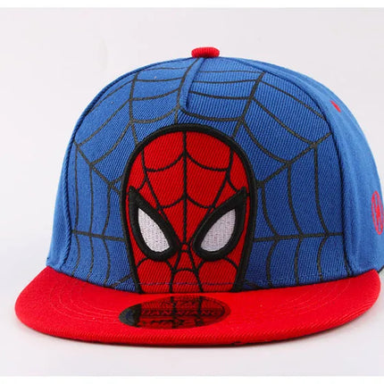 #Anime Cartoon Spiderman Hats for Kids Toddler Baby Baseball Cap Spring Summer Children's Snapback Hip Hop Adjustable Caps