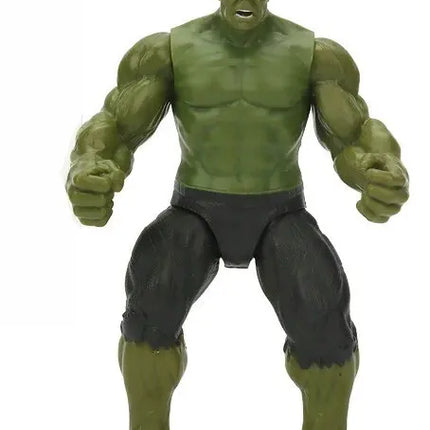 10-12CM Marvel Anime Figure Spiderman Hulk Iron Man Venom  Captain America Thanos Movable Joints PVC Dolls Toy Gift For Children