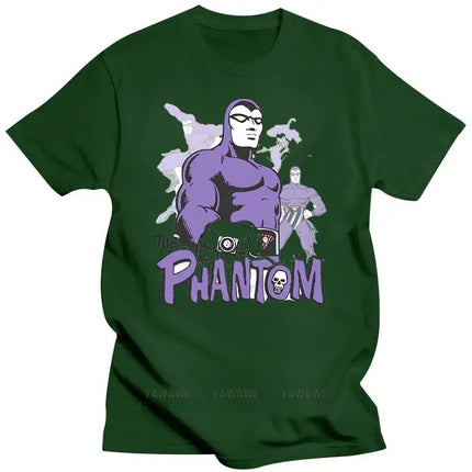Black t-shirt for male summer brand fashion tee-shirt funny t-shirts men novelty t-shirt The Phantom T-Shirt - Kiss The Ring