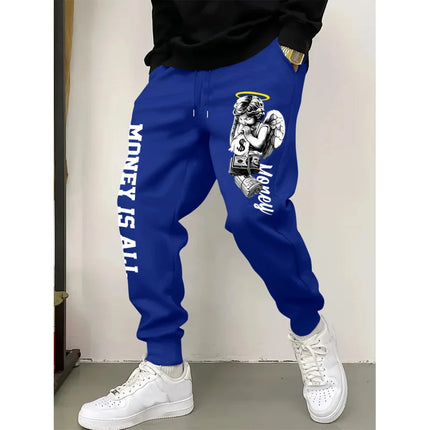 Fashionable And Distinctive Men'S Casual Pants For Everyday Wear，Casual Drawstring Waist Pants，Men'S Versatile Clothing