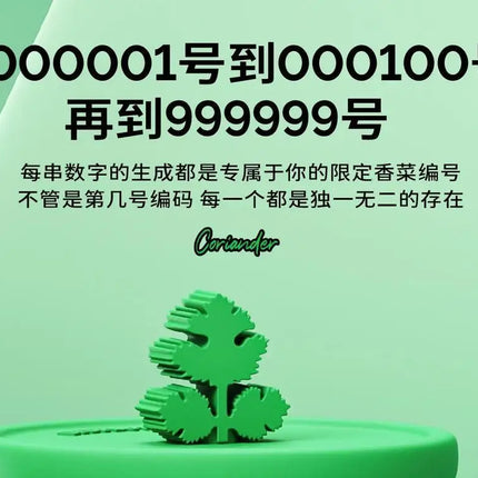 Bottled Joy Wang Yibo Limited Edition Coriander Cilantro Tumbler Insulated Mug with Unique Code Stainless Steel Water Bottle