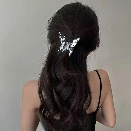 New Vintage Acetate Hair Claw Clip Sweet Butterfly Hair Clip Hairpin Barrettes Trendy Hair Accessories Barrettes for Women Girls