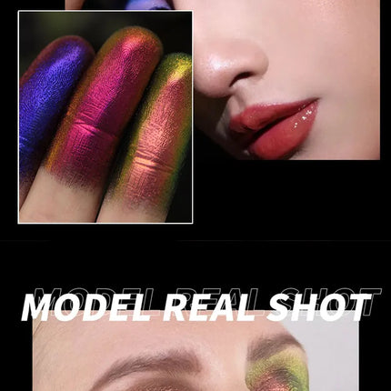 High-Pigmented MultiChrome Eyeshadow Powder MultiChrome Shifting Pigments Duochrome Chameleon Eyeshadow Infinite Chrome Powder