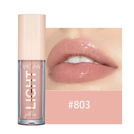 12 Colors Mirror Pearl Lip Gloss Long-lasting Moisturizing Shine Glitter Lip Glaze Waterproof Glass Liquid Lipstick Women Makeup