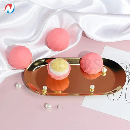 50pcs 7ml 0.25oz 7g Empty Ball plastic lip balm Sphere Lipstick Container crayon Lipstick Tubes Chapstick Tubes Holder Makeup