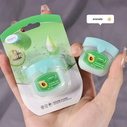 Fruit Series Lip Balm Set Lips Avocado Honey Peach Cream Lip Mask Natural Nourishing Plant Lip Balm Lips Care