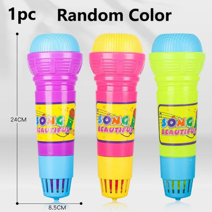 Funny Kid's Echo Microphone Toys No Batteries Required Physical Echo Musical Early Education Toys Enlightenment Portable