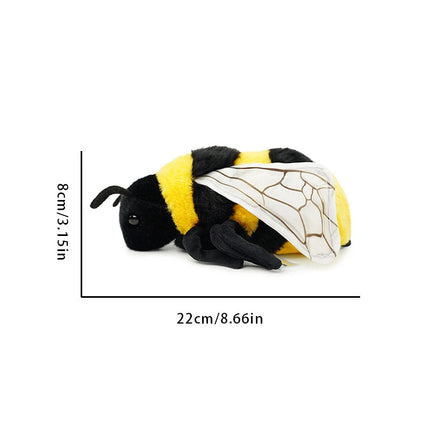 Delicate Cute Insects Plush Toys Funny Lifelike Spider Butterfly Ant Bee Ladybug Mantis Doll Office Desktop Pets Kids Game Props