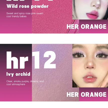 Sexy Black Violet Eye Shadow Matte Wild Rose Pink Eyeshadow Shy Orange Eyes Makeup Easy To Color Blue Diamond Sparkle Eyeshadow