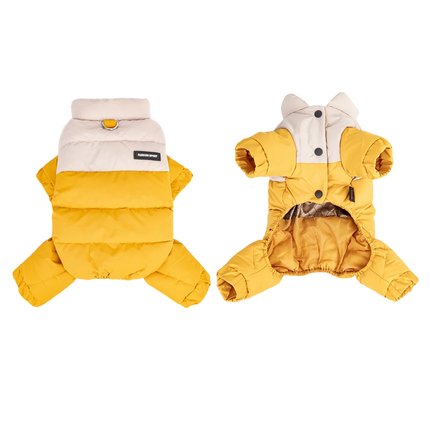 Winter Warm Dog Jacket Waterproof Dog Clothes for Small Medium Dogs Four Legs Chihuahua French Bulldog Jumpsuit Puppy Outfits