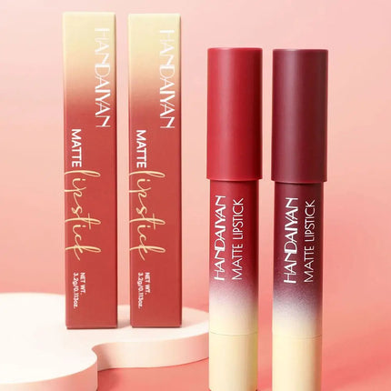 Lipliner Lip Liner Waterproof 8 Color Matte Crayon High Color Rendering Waterproof Cup Free Lipstick Tubular Lipliner Lasting