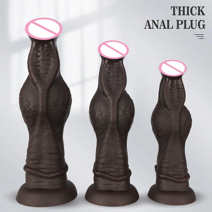 Long Huge Knot Anal Butt Plug Dildo Big Butt Dilator Adult Sex Toys Huge Long Anal Butt Dildos prostate Massager For Women Men