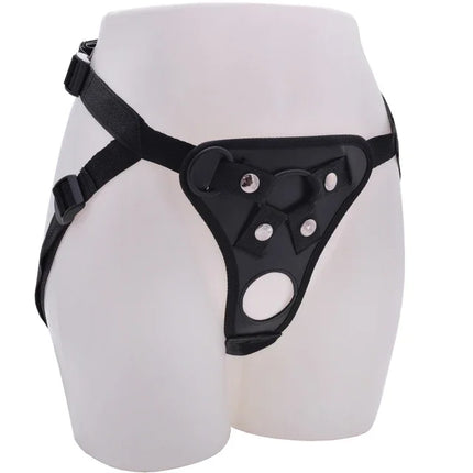 Hot Sale Black Leather Pants Dildo Holder Erotic Sex Toys for Women Men Lesbian Wearable Penis Panties Strap-on Cock Adult Games