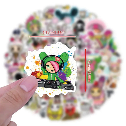 10/50Pcs Tokidoki Stickers Laptop Phone Decoration Suitcase Scrapbooking Laptop Phone Stationery Cool Kid Stickers