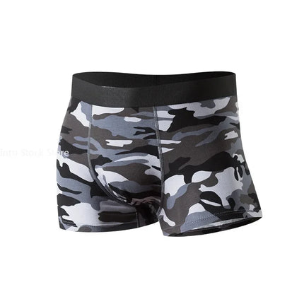 Brand Men's Panties Luxury Pouch Bulge Underpants Man Boxers Camouflage Boxer Shorts Mens Cotton Breathable Underwear For Men