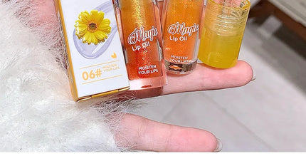 Fruit extract moisturizing lip balm water-shining mirror moisturizing and moisturizing autumn and winter lipstick base lip gloss