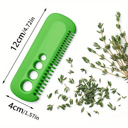 1Pc Vegetable Herb Eliminator Kale Oregano Parsley Cilantro Stripper Looseleaf Comb Household Gadgets Portable Kitchen Tools