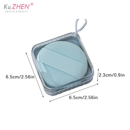 Makeup Sponge Holder Air Cushion Container Beauty Storage Case Travel Protable Cosmetic Puff Holder Box Empty Eco-Friendly