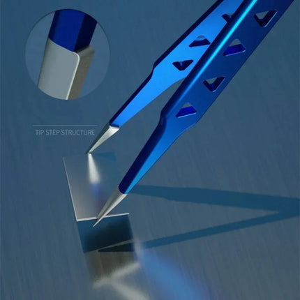 MECHANIC Aac-14 /15 Stainless Steel Tweezers for Phone Repair  Precision 8 Hole Heat Dissipation Flying Wire Spot Welding Clip
