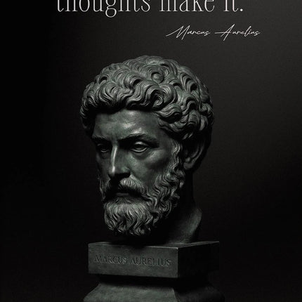 Alexander the Great Quote Motivational Wall Art Spartan Warrior Canvas Ancient Greek Poster Bronze Statue Sculpture Room Decor