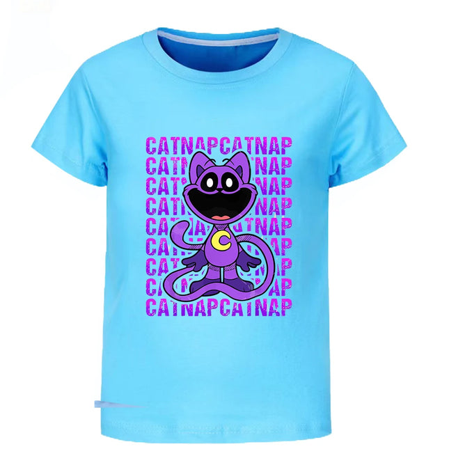 Smilings Critters Cat Outdoor Clothing Children Top Tracksuit for Girls Boutique Clothes for Trips Striped Children's Fashion