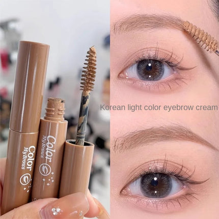 Brown Liquid Eyebrow Cream Long Lasting Natural Eyebrow Pencil Mascara Quick-drying Paint Eyebrow Gel Women Makeup