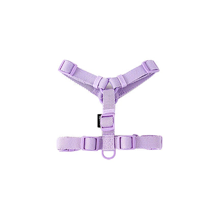 Adjustable Dog Harness Collar Leash Set Macarone Color, Reflective Small Dog Accessories for Puppy & Cat Supplies, Pet Walking