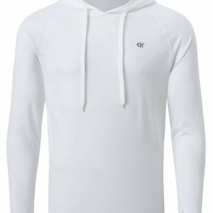 Summer Men Fishing Shirts Cooling Hoodie Men's Long Sleeve UPF 50+ Rash Guard Hoodie Tracksuit Running Hiking Jogger Shirt