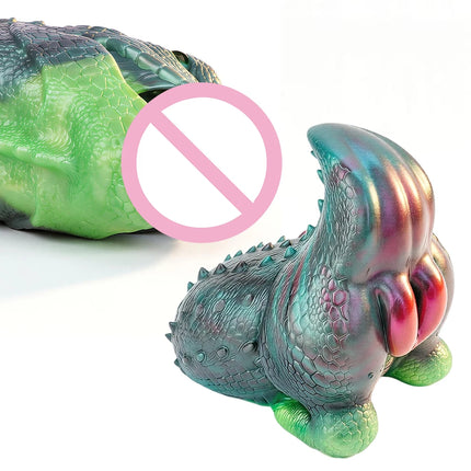FJBHBD Fantasy Lizard Head Butt Mold Male Stroker Single Channel Lifelike Pussy Silicone Masturbator Adult Erotic Sex Toy ForMen
