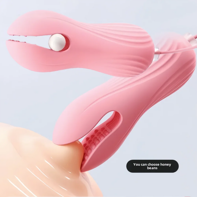 Electric Wearable Nipple Clip Vibrator Erotic Tease Nipple Breast Masturbator G-spot Massage Stimulator Female Adult Sex Product